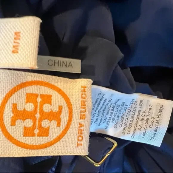 TORY BURCH LIPSI CONTRAST-TRIM ONE-PIECE BEST UNDERWIRE SWIMSUIT Size Medium - Picture 10 of 10